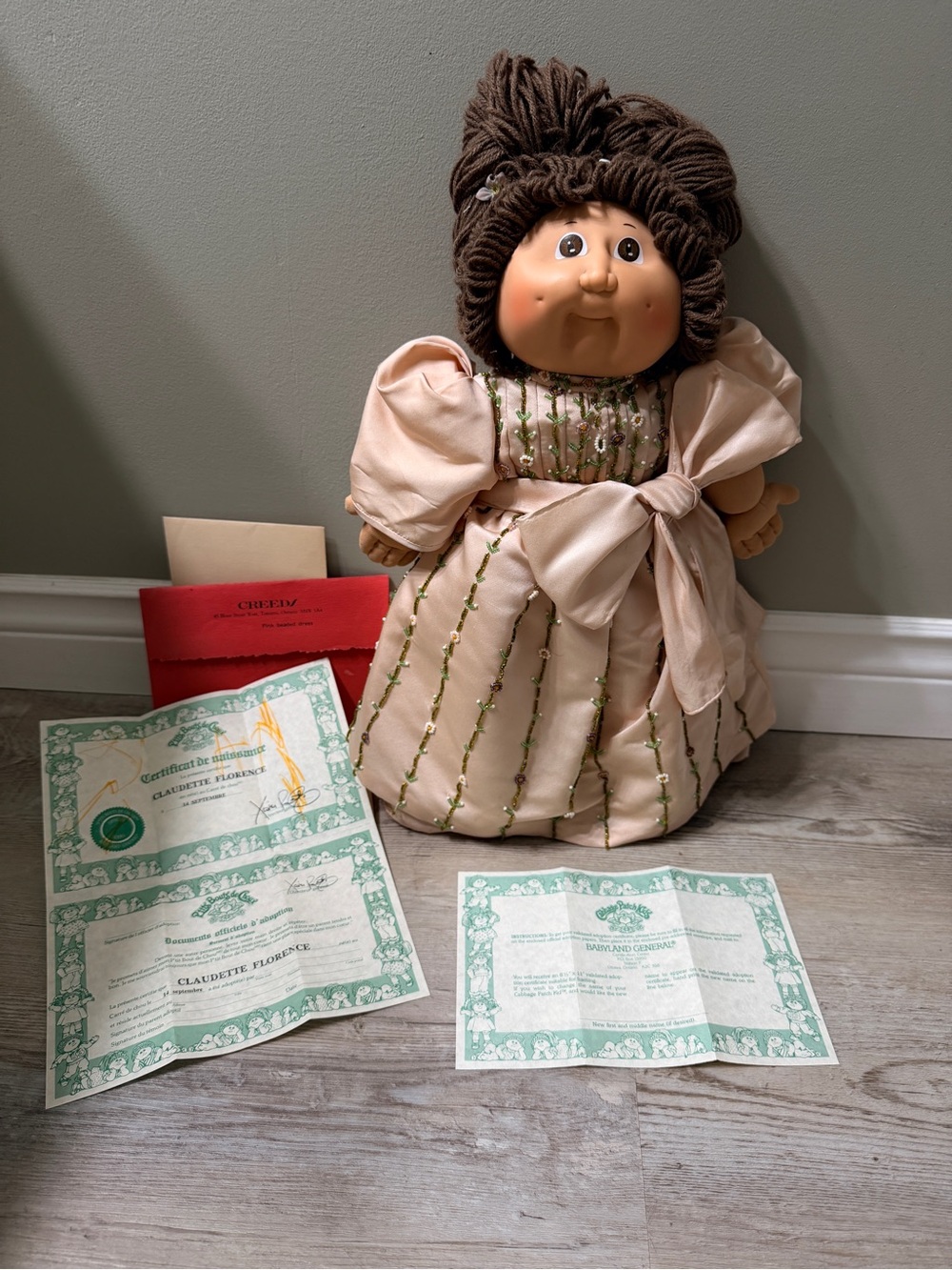 Vintage Cabbage Patch Kids Claudette Florence Xavier Roberts Maggy Reeves